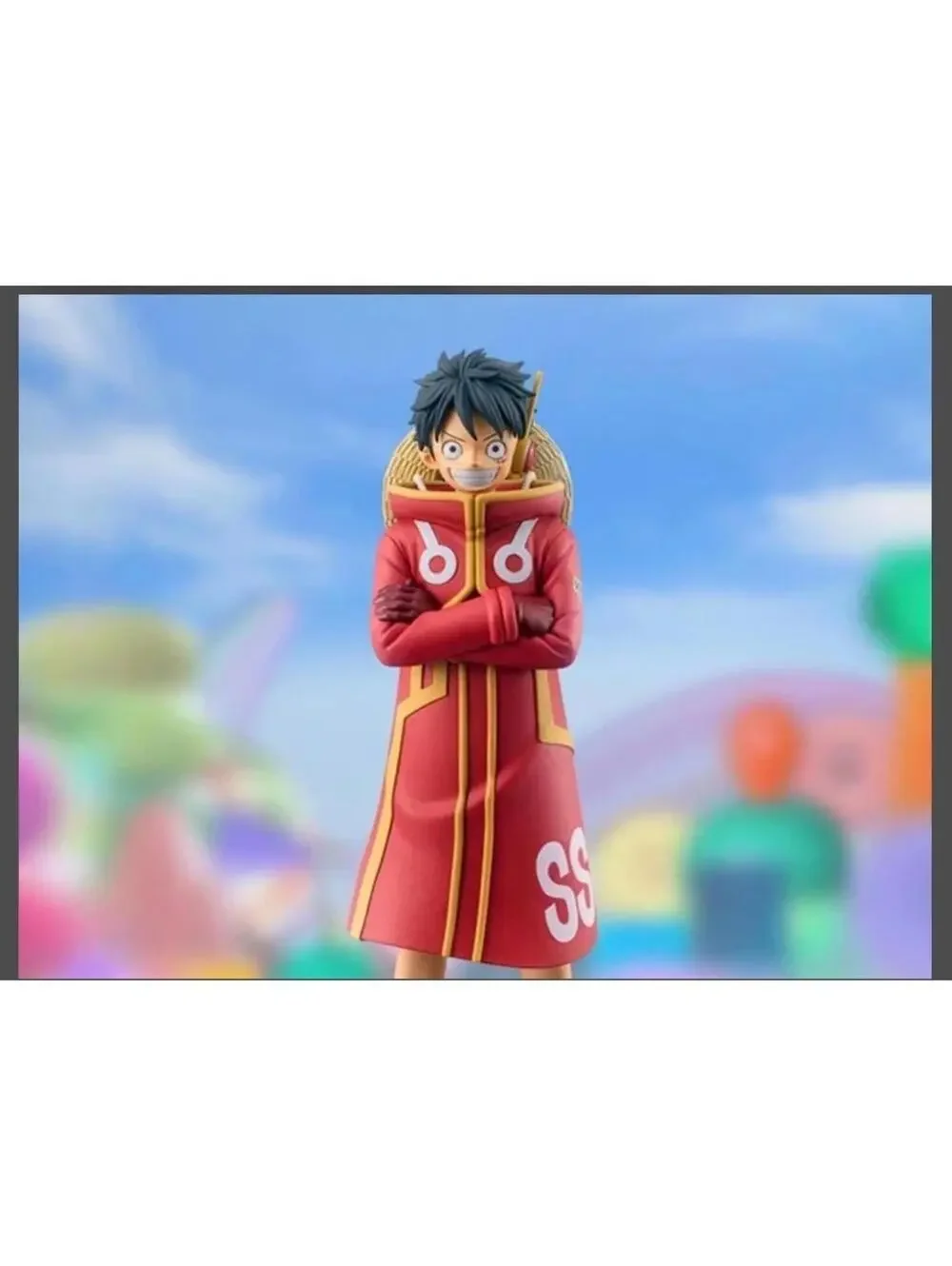Banpresto One Piece Figure Luffy Red New Egghead Vol 1 Grandline Series